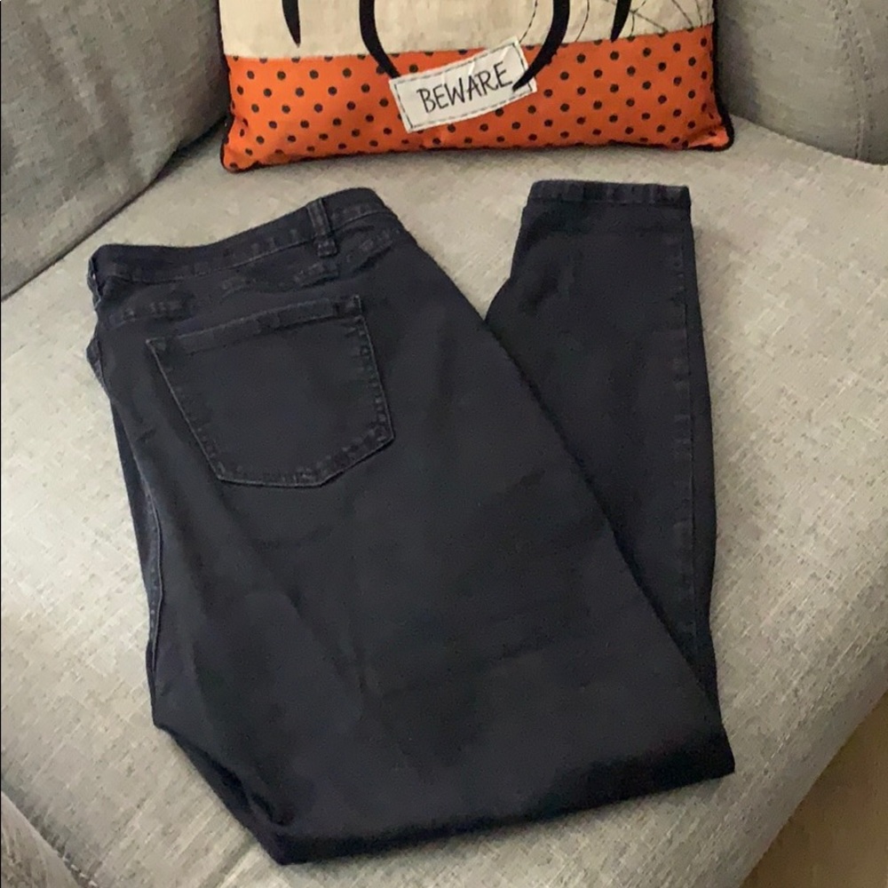 Plus Size 20 Skinny Black Lane Bryant Jeans